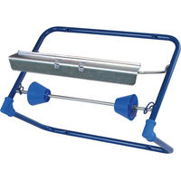Produktbild von Kerbl Wandrollenhalter aus lackiertem Metall in Blau für Papierrollen bis 40 cm Breite