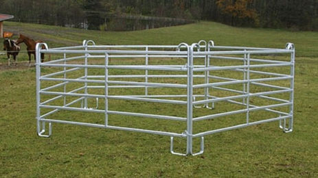 Kerbl Weidepanel Verzinktes Metall Zaunelement Silber 360 cm – Bild 1 von 2