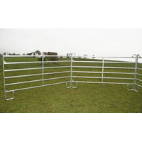 Produktbild von Kerbl Weidepanel Zaunelement aus Metall 3 m mit Schnell-Kettenverschluss in Grau/Silber