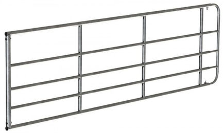 Produktbild von Kerbl Weidetor aus Metall höhenverstellbar 90 cm für Weidezaun 3 bis 4 m Silber