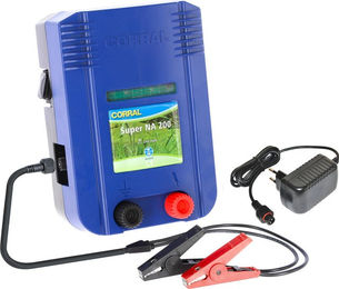 Produktbild von Kerbl Weidezaungerät Corral Super NA200 12V/230V aus Kunststoff in Blau