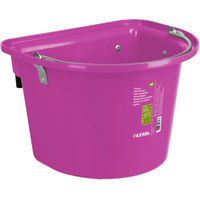 Produktbild von Kerbl Wettbewerbs-Pferdefuttertrog mit Haken aus Kunststoff in Rosa oder Pink