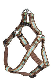 Kerbl Wild Life Hundegeschirr aus Nylon in Braun Türkis Bunt 50-80cm – Bild 1 von 7