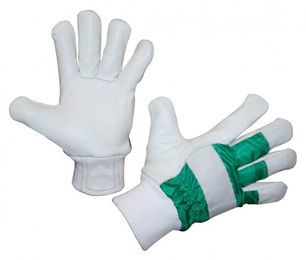 Kerbl Winterhandschuh Wood II aus Ziegenleder mit Strickbund Größe 9 wasserabweisend – Bild 1 von 5