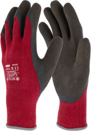 Produktbild von Kerbl WithGarden Thermo Soft Handschuhe mit Fleece-Futter wasserabweisend Rot Taille 7