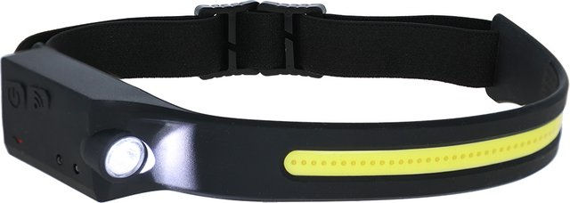 Produktbild von Kerbl Works LED-Kopflampe HeadFire 280 mit Sensor in Schwarz