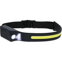 Produktbild von Kerbl Works LED-Kopflampe HeadFire 280 mit Sensor in Schwarz