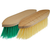 Produktbild von Kerbl Wurzelbürste groß aus Holz in Grün und Gelb