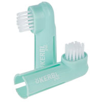 Produktbild von Kerbl Zahnbürsten für Hunde aus Kunststoff 6 cm 2er Pack