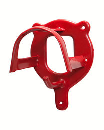 Kerbl Zaumzeughalter aus Metall in Rot – Bild 1 von 2