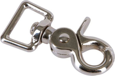 Kerbl Zügelsnap Zügelclip aus Metall in Silber – Bild 1 von 2