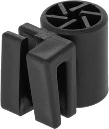 Produktbild von Kerbl Zusatzisolator für runde und ovale Pfähle aus Kunststoff Schwarz 25 Stück