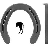 Produktbild von Kerckhaert Hufeisen hinten mit 1 Nagel aus Metall in Silber/Grau