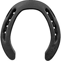 Produktbild von Kerckhaert Hufeisen hinten mit 2 Nägeln Coarse Schwarz Metall Größe 1/24x8