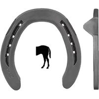 Produktbild von Kerckhaert Hufeisen Vorderhuf mit 2 Nägeln Größe 2/25x8 aus Metall