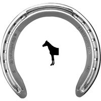 Produktbild von Kerckhaert Kings Plate Hufbeschlag offene Vorderhälften Silber Taille 32