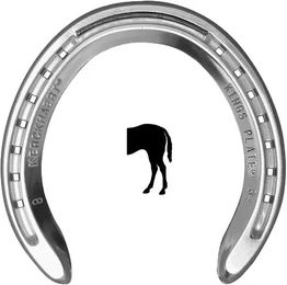 Produktbild von Kerckhaert Kings Plate Hufeisen Hinterbeschlag Offen Metall Silber Taille 32