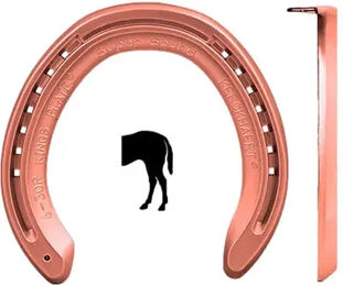 Produktbild von Kerckhaert Kings Super Sound Hinterhufbeschlag aus Metall in Kupfer Rosa