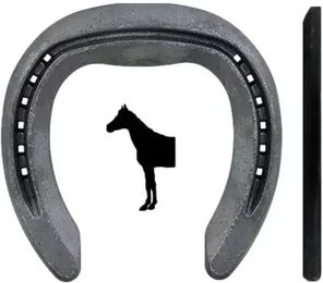 Produktbild von Kerckhaert Malaysian Horseshoes Fitzwygram Hufeisen für Pferde Grau Taille 5