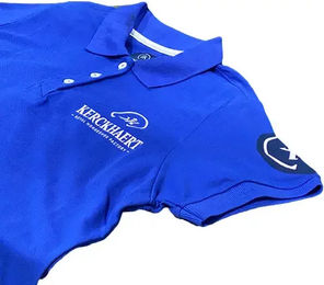 Produktbild von Kerckhaert Reit-Poloshirt Unisex Blau Größe M