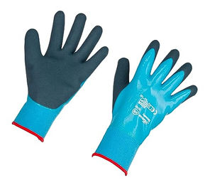Keron Winterhandschuhe ThermoDry I Unisex Blau Größe L aus Polyester wasserdicht – Bild 1 von 4