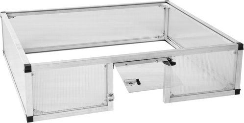 KGT Kleintiergehege für Schildkröten aus Aluminium und transparent 103 x 26 x 91 cm – Bild 1 von 3