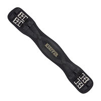 Produktbild von Kieffer Air-Tex Dressurgurt Schwarz mit Rollschnallen Länge 75