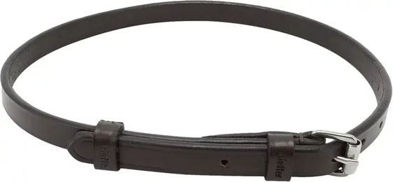 Produktbild von Kieffer Belinda Ligne Ergonomique Zaumzeug aus Leder für Ponys in Braun mit verchromten Accessoires