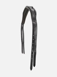 Produktbild von Kieffer Comfort I Kopfstück für Ponys aus Leder in Schwarz