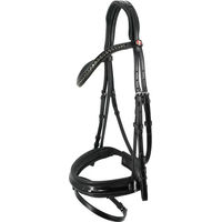 Produktbild von Kieffer Comfort Paris Trense aus Leder in Schwarz für Vollblut