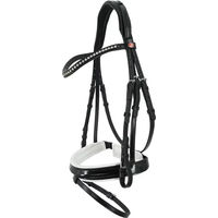 Produktbild von Kieffer Comfort Paris Trense mit quadratischen Messingbeschlägen und weißer Auskleidung