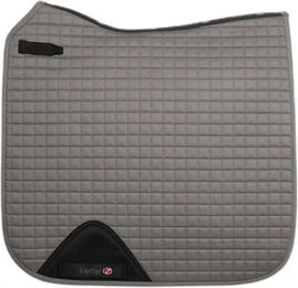 Produktbild von Kieffer Cotton Pro Dressurpad für Pferde aus Baumwolle Grau