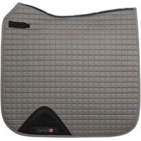 Produktbild von Kieffer Cotton Pro Dressurpad für Pferde aus Baumwolle Grau