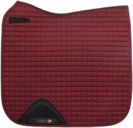 Produktbild von Kieffer Cotton Pro Dressurpad für Pferde aus Baumwolle in Rot