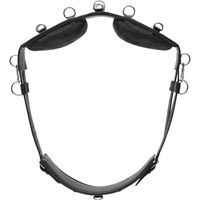 Produktbild von Kieffer Equishape Pro Sursangle aus Leder in Schwarz für Vollblut