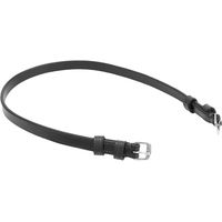 Produktbild von Kieffer Ergo.Line Halskratzer aus Leder mit Chrombeschlägen für Ponys in Schwarz