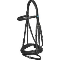 Produktbild von Kieffer Essentials Lara Stirnband gefüttert Schwarz für Vollblut Pferde
