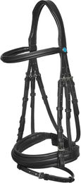 Produktbild von Kieffer Essentials Lara Trensenstirn mit Polsterung aus Leder Schwarz Full