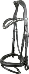 Produktbild von Kieffer Essentials Xia Trensenzaum aus Leder in Schwarz für Vollblut