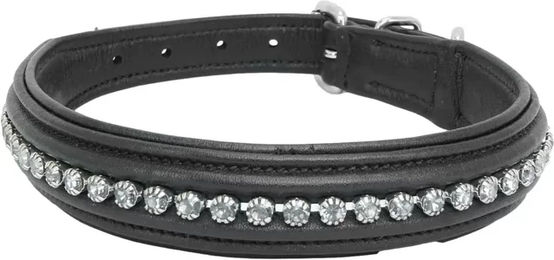Kieffer Hundehalsband Ultrasoft Fashion Chain mit Light Grey Stones aus Edelstahl – Bild 1 von 2
