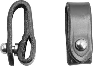 Produktbild von Kieffer Leder-Schlaufe für Nasenriemen in Schwarz