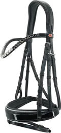 Produktbild von Kieffer Nora Trense aus Leder in Schwarz Weiß und Silber