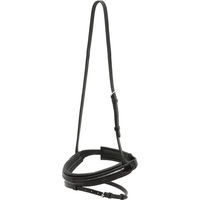 Produktbild von Kieffer Pferdehalfter Flash Comfort Paris II aus Leder mit verchromten Schnallen in Schwarz