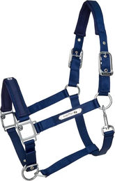 Kieffer Satin Shine Nylon-Stallhalfter für Pferde in Blau Grösse Pony – Bild 1 von 2