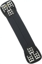 Kieffer Sattelgurt Kiefferprenline aus Kunstleder in Schwarz – Bild 1 von 2