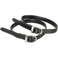 Produktbild von Kieffer SECU Sporenriemen aus Leder in Schwarz mit Edelstahlschnallen Einheitsgröße