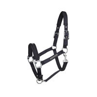 Produktbild von Kieffer Stallhalfter Satin Shine aus Nylon für Warmblut in Schwarz