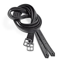 Produktbild von Kieffer Steigbügelriemen Gladiator aus Leder Schwarz 160 cm für Pferde - 1 Stk.