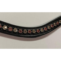 Produktbild von Kieffer Stirnband Collection Crystal Rose für Warmblut Pferde