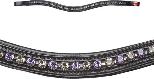 Produktbild von Kieffer Stirnband für Pferde aus Kunstleder in Schwarz